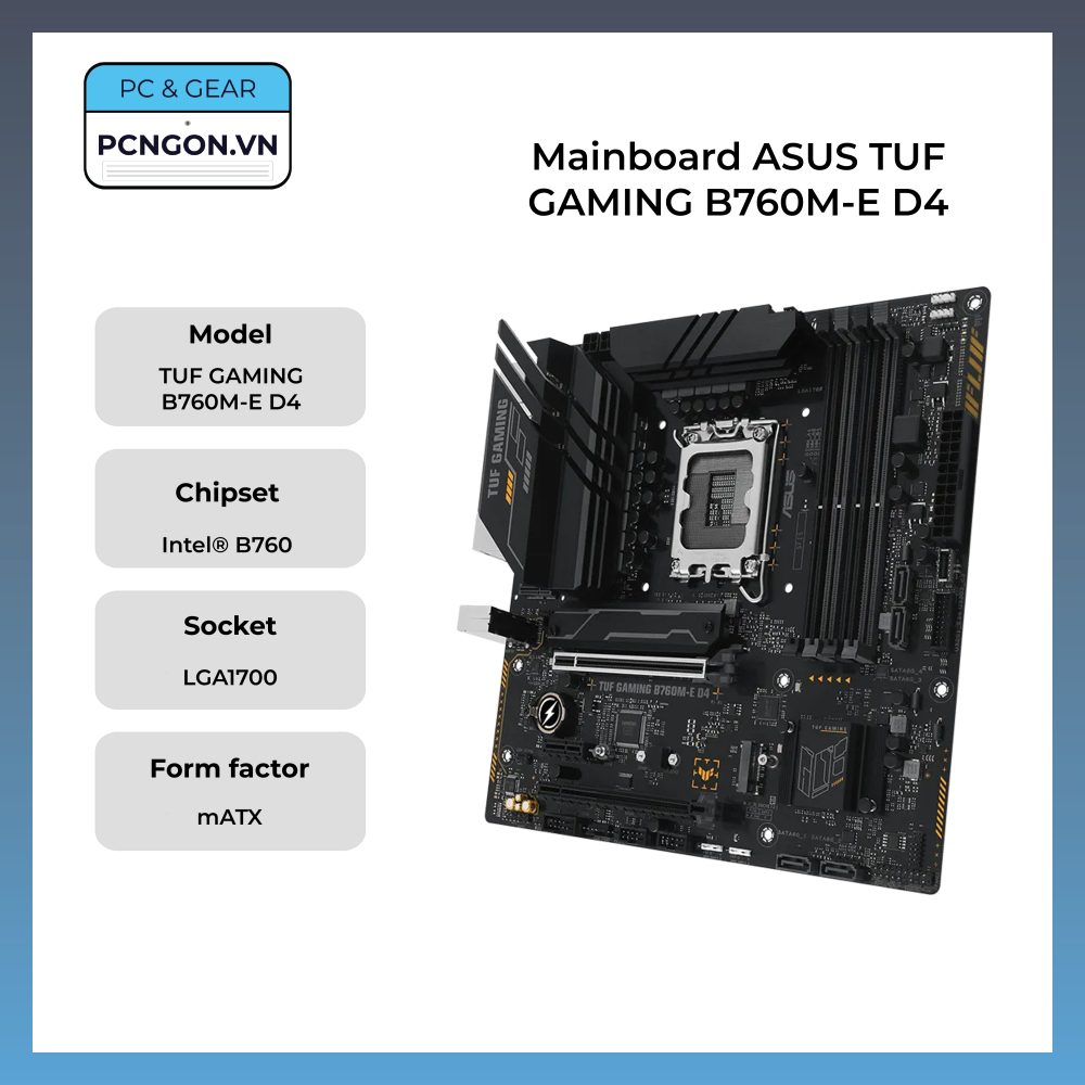 Mainboard ASUS TUF GAMING B760M-E D4