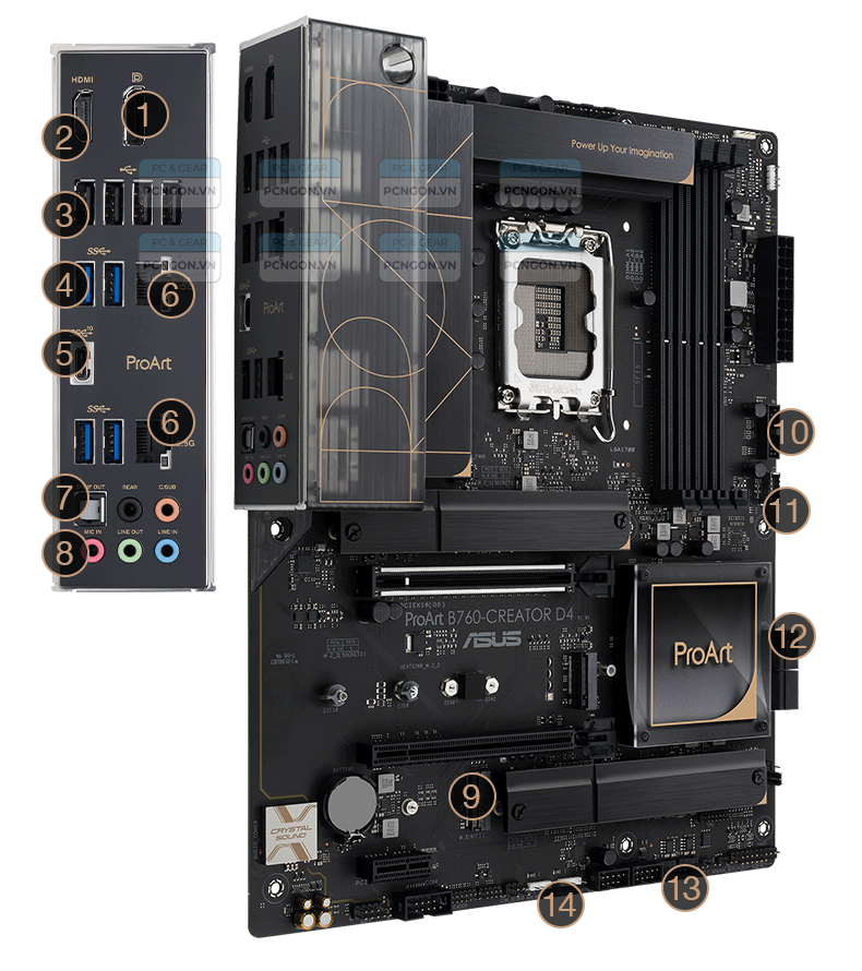 Mainboard Asus B760 Proart Creator Ddr4 1