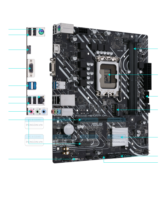 Mainboard Asus H610m-k Prime Ddr4 2