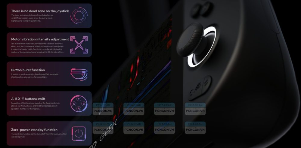 Máy Chơi Game Cầm Tay Ayaneo Geek (fantasy Black, Ram 16gb, Ssd 512tb) 7