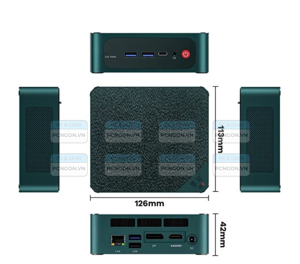 Máy Tính Mini Pc Beelink Ser6 Pro Vest Amd Ryzen 7 7735hs 10