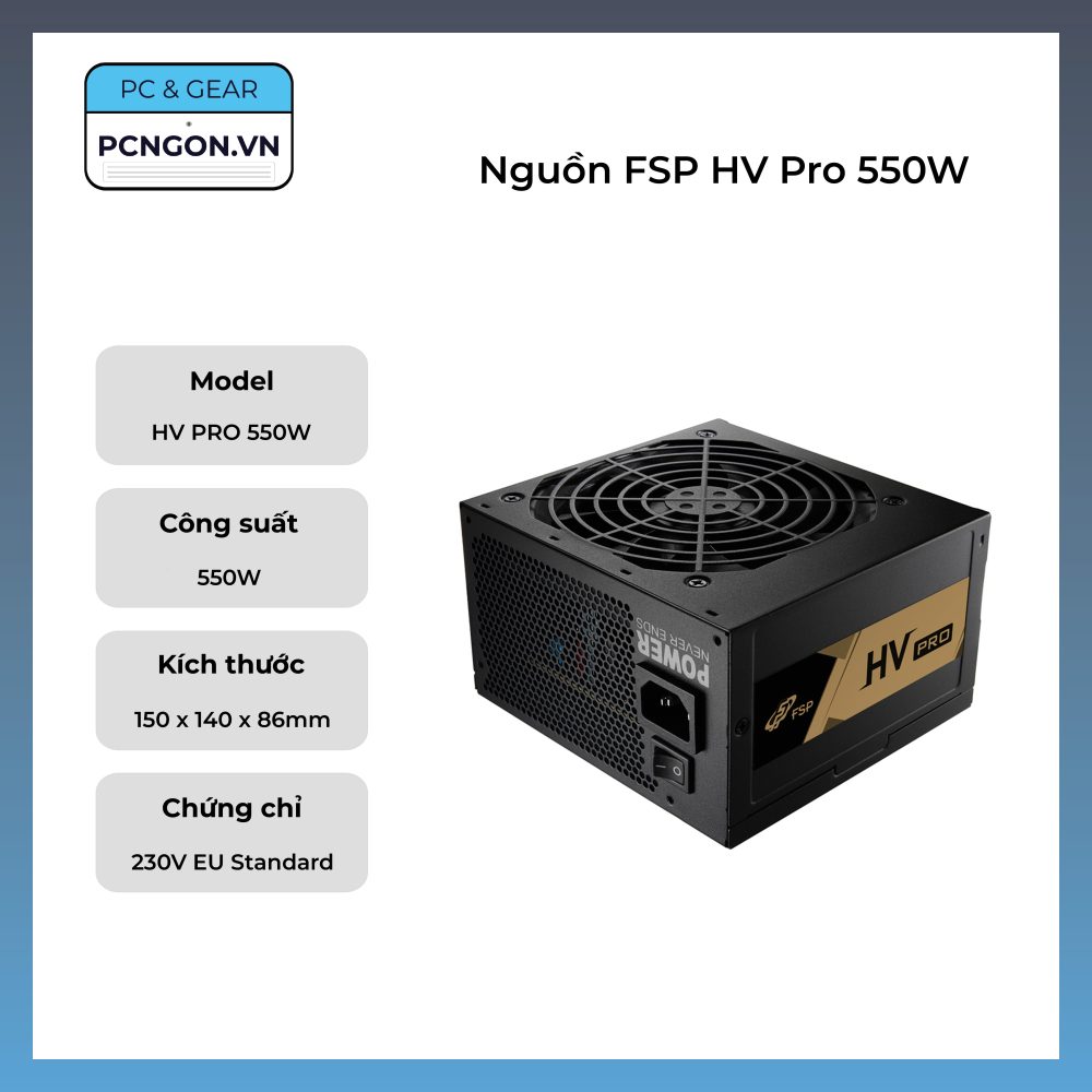 Nguồn Fsp Hv Pro 550w
