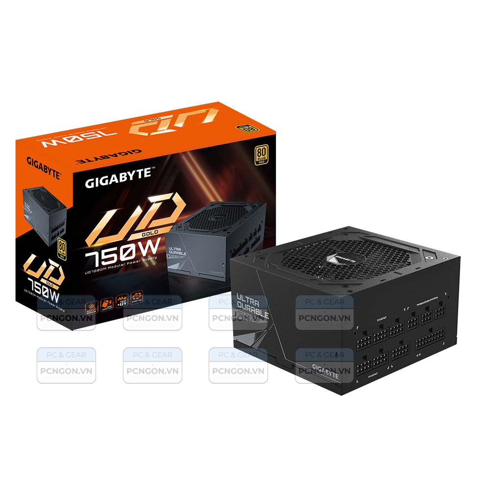 Nguồn Gigabyte 750w Gp-ud750gm 80 Plus Gold Full Modular 5