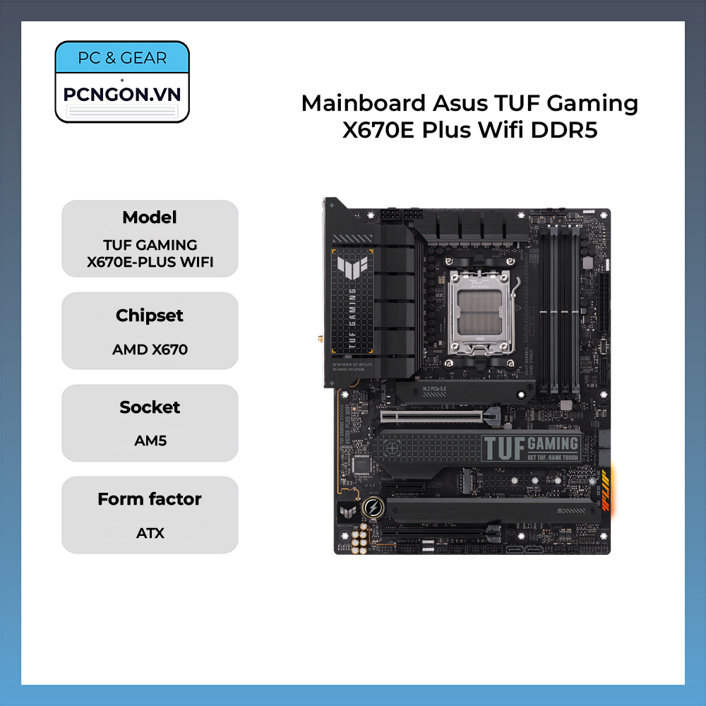 Mainboard Asus TUF Gaming X670E Plus Wifi DDR5