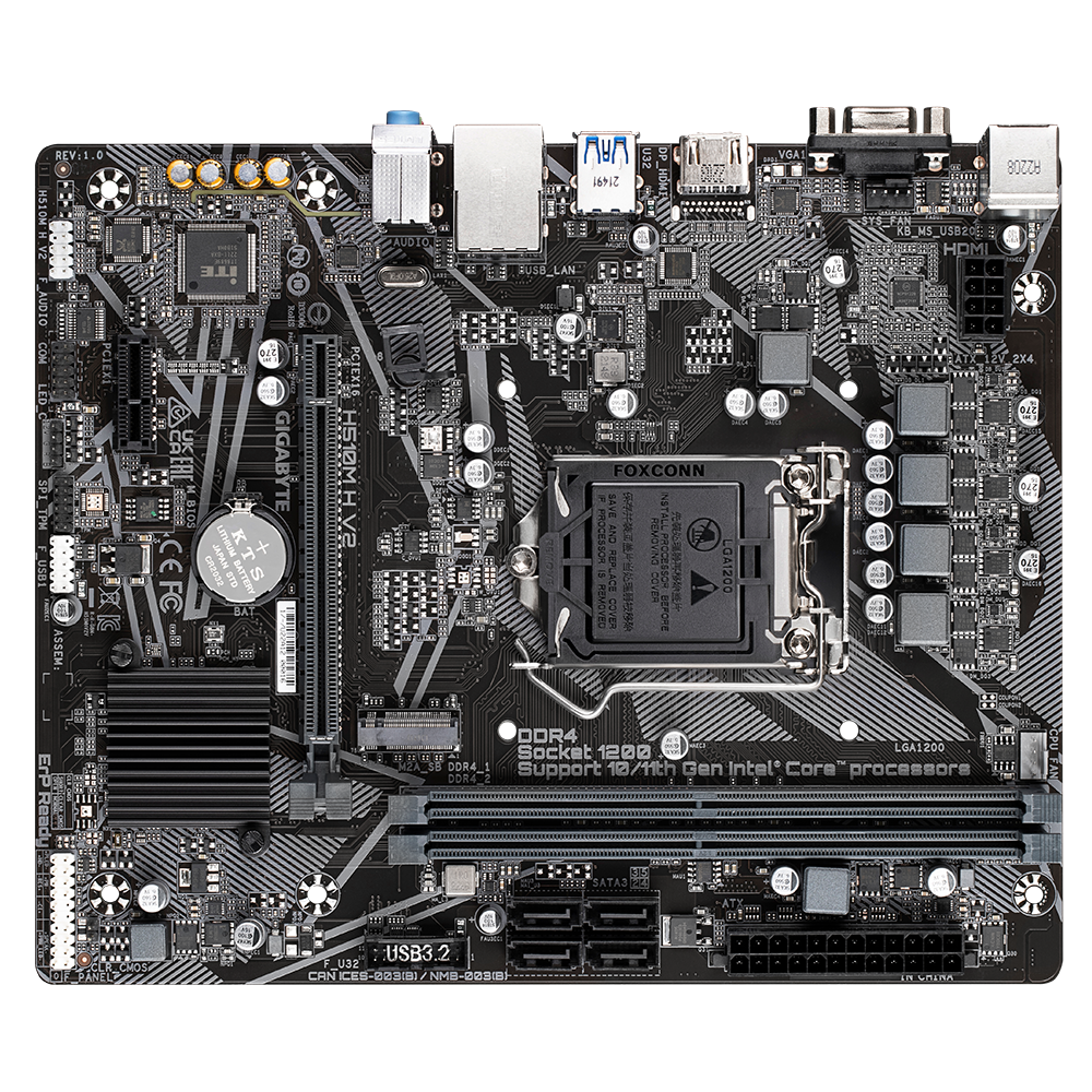 Mainboard Gigabyte H510m H V2 4