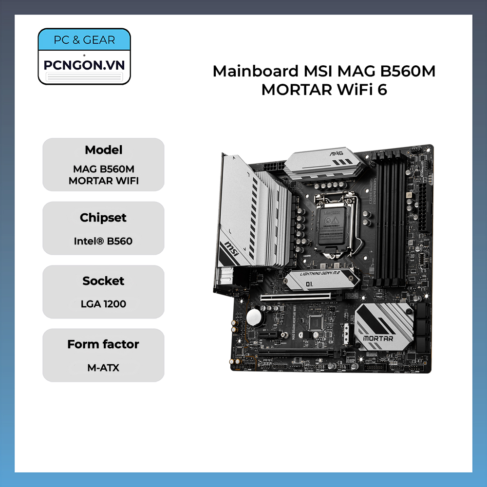 Mainboard MSI MAG B560M MORTAR WiFi 6