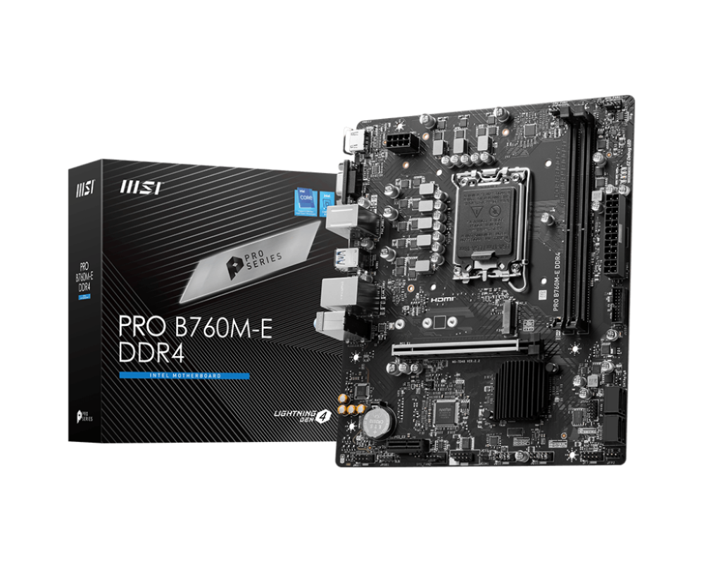 Mainboard Msi Pro B760m-e Ddr4 1