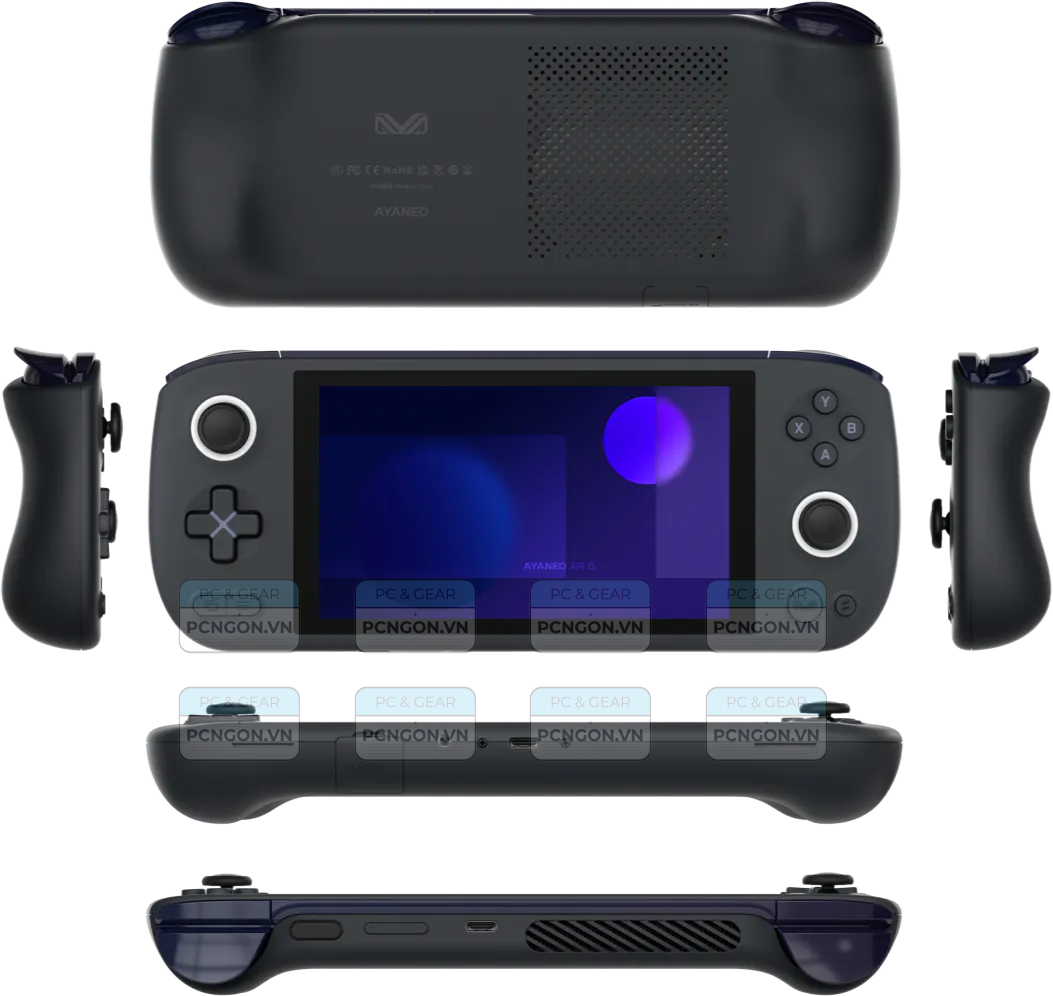 Máy Chơi Game Cầm Tay Ayaneo Air 1s 7840u (polar Black, Ram 16gb, Ssd 512gb) 15