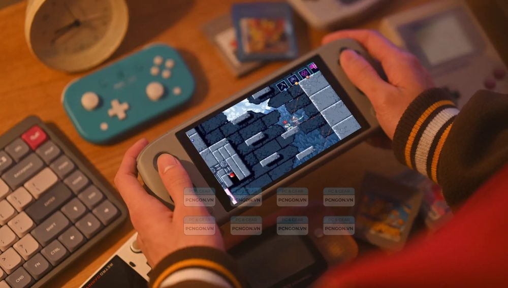 Máy Chơi Game Cầm Tay Ayaneo Air Plus Amd 6800u(glacier Blue, Ram 32gb, Ssd 1tb) 15