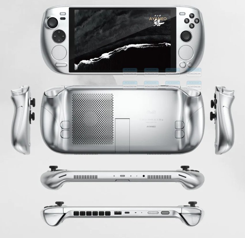 Máy Chơi Game Cầm Tay Ayaneo Kun (silver Wing, Ram 64gb, Ssd 4tb) 2