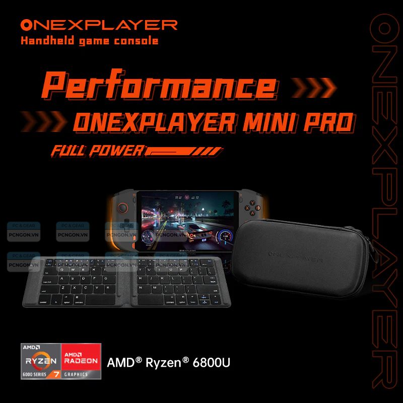 Máy Chơi Game Cầm Tay Onexplayer Mini Pro Amd 6800u(black, Ram 32gb, Ssd 512gb) 7