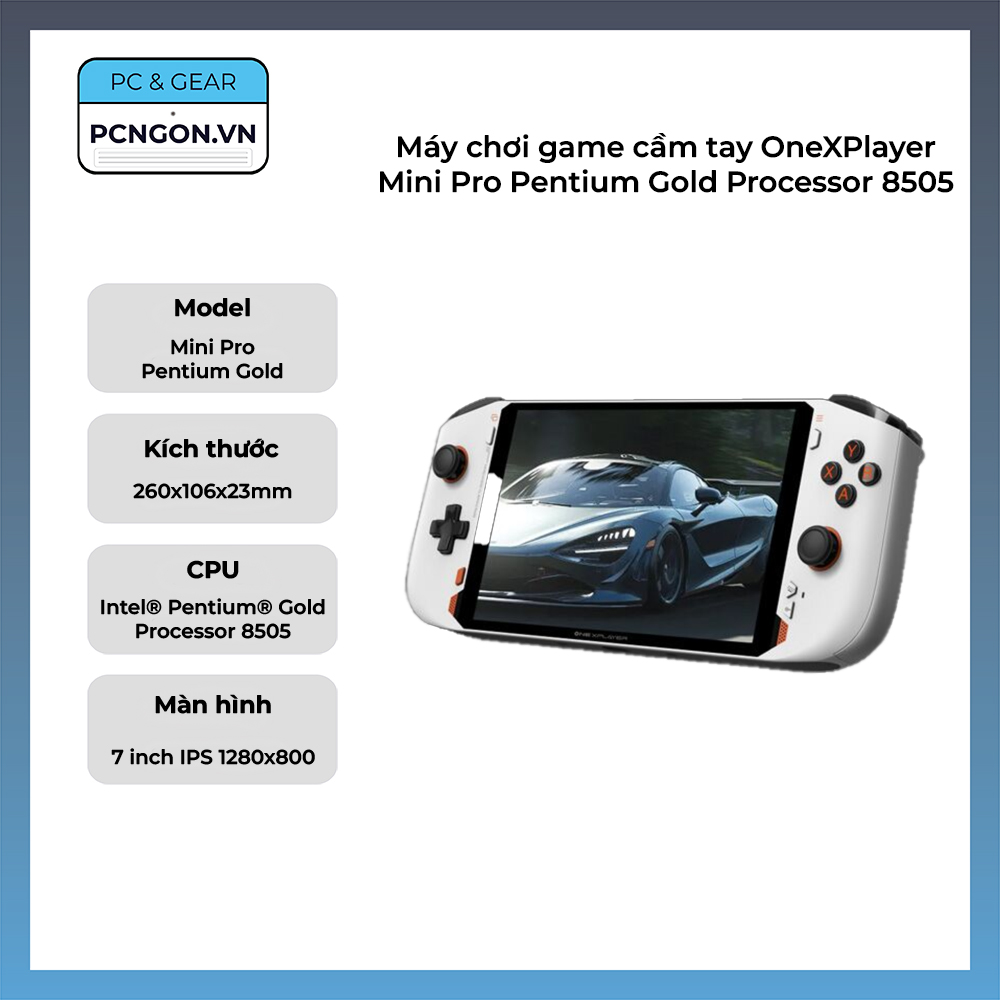 Máy chơi game cầm tay OneXPlayer Mini Pro Pentium Gold Processor 8505 (Ram 16GB, SSD 512GB)