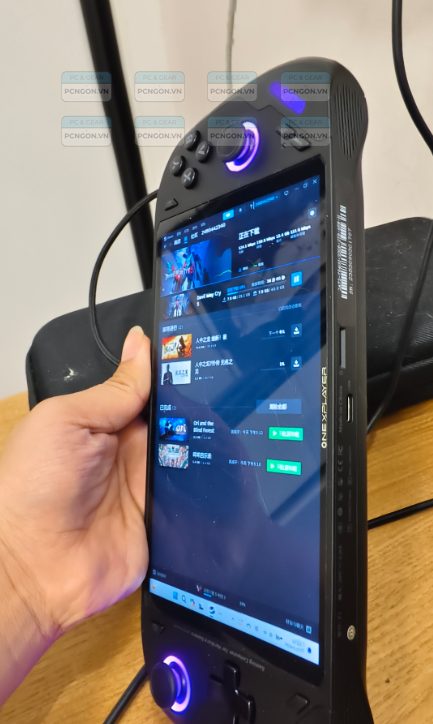 Máy Chơi Game Cầm Tay Onexplayer Onexfly Amd 7840u (black, Ram 32gb, Ssd 1tb) 4