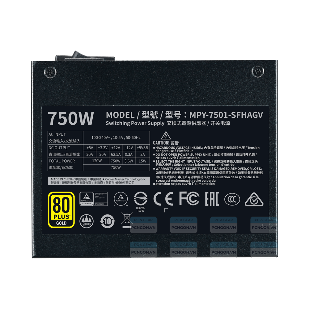 Nguồn Cooler Master 750w V750 Sfx Gold 5