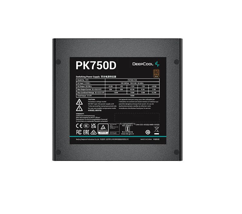 Nguồn Deepcool 750w Pk750d 3