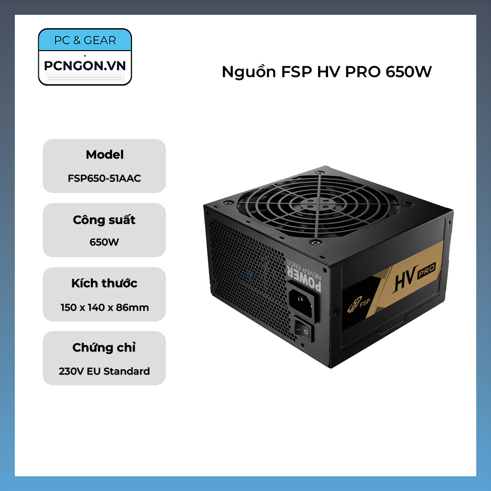 Nguồn FSP HV PRO 650W