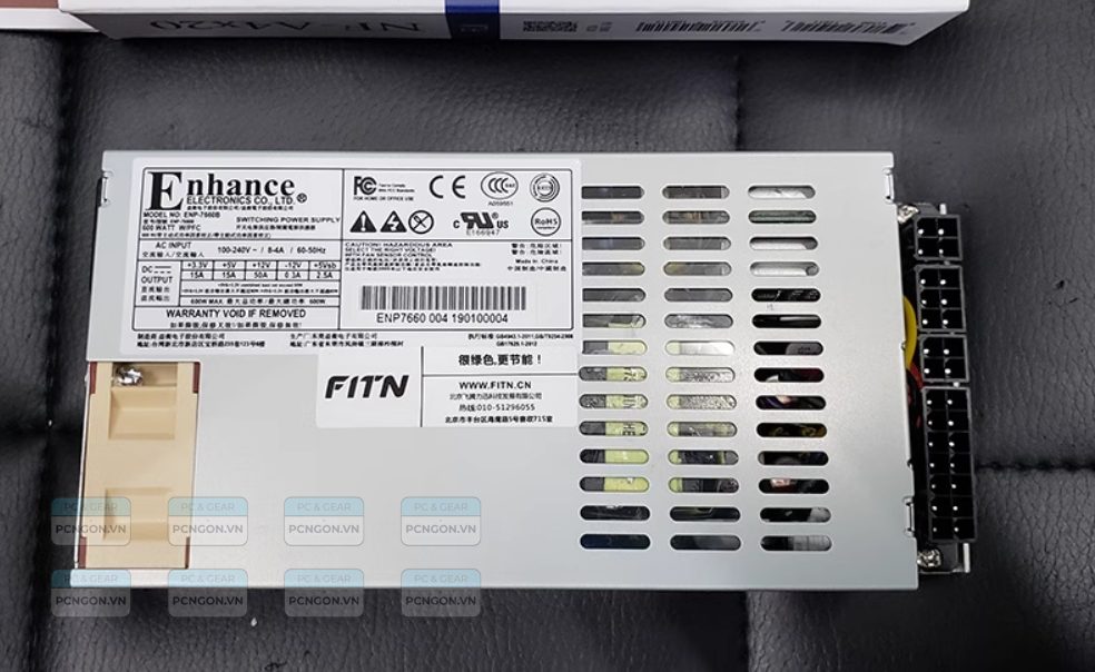 Nguồn Flex Enhance 600w Enp-7660b Platinum (module, Fan Noctua, Mod Ytc) 2