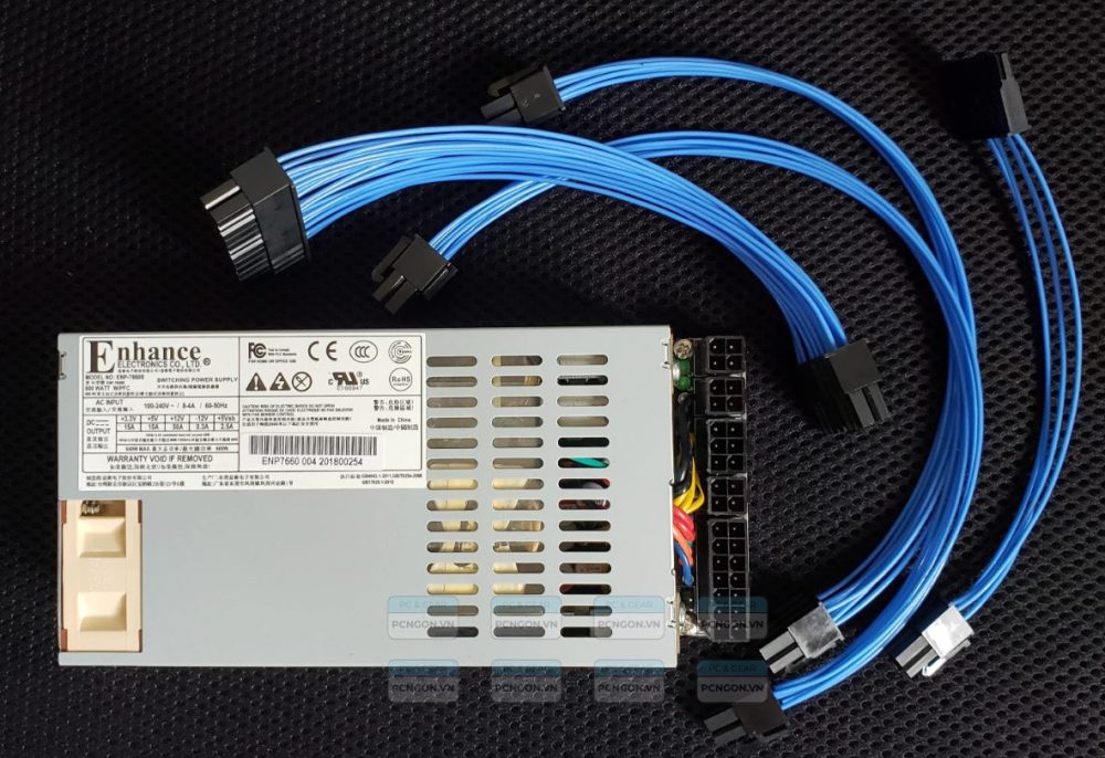 Nguồn Flex Enhance 600w Enp-7660b Platinum (module, Fan Noctua, Mod Ytc) 3