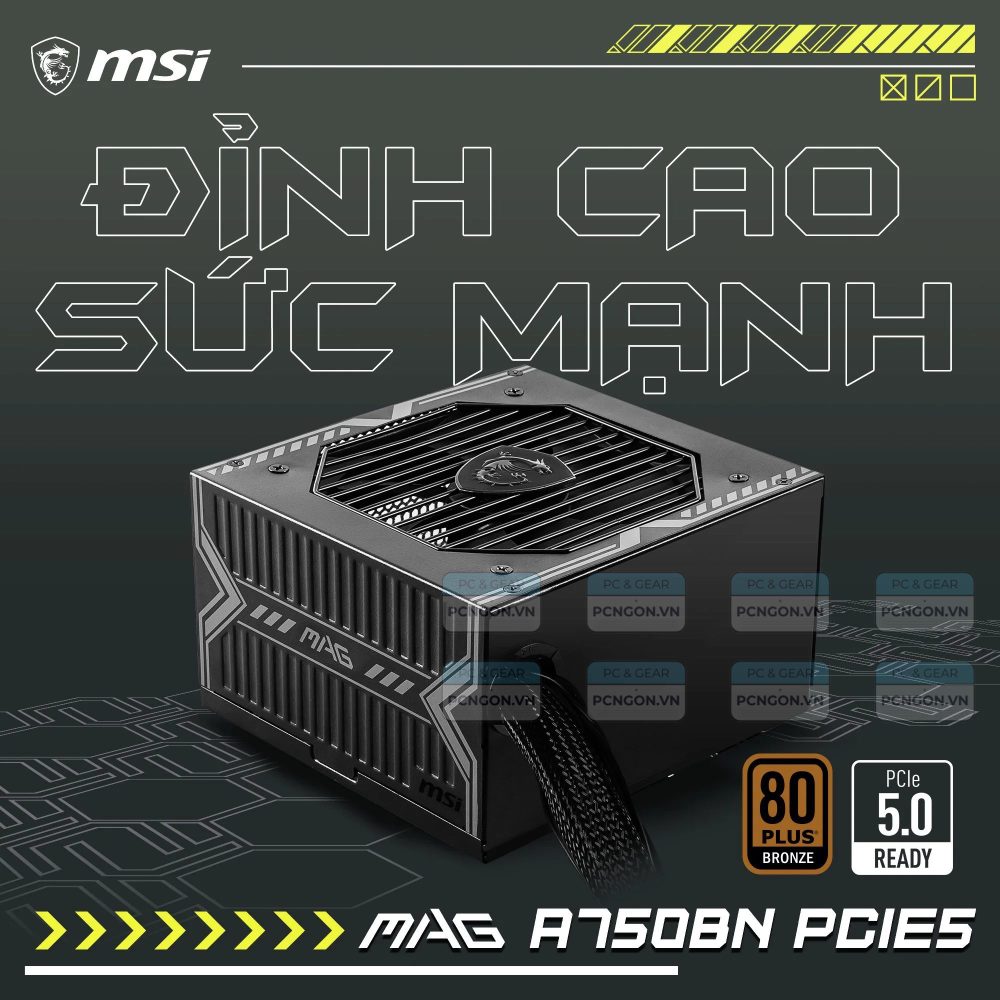 Nguồn Msi Mag 750w A750bn 6