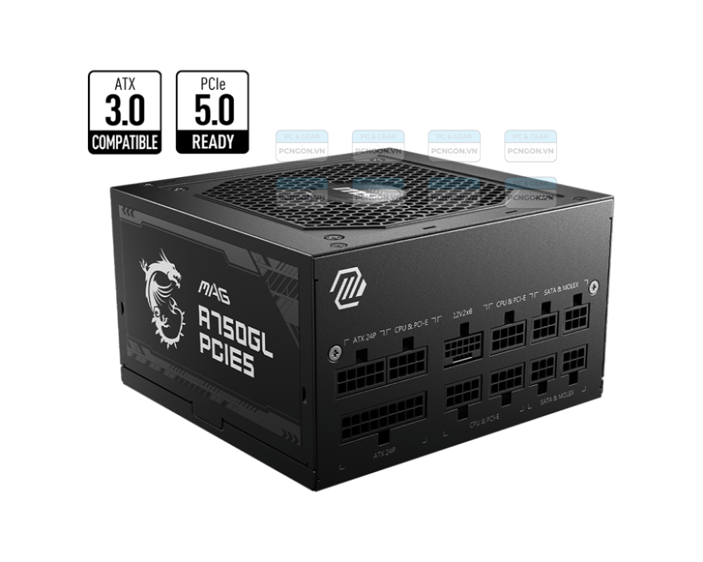Nguồn Msi Mag 750w A750gl Pcie5 1