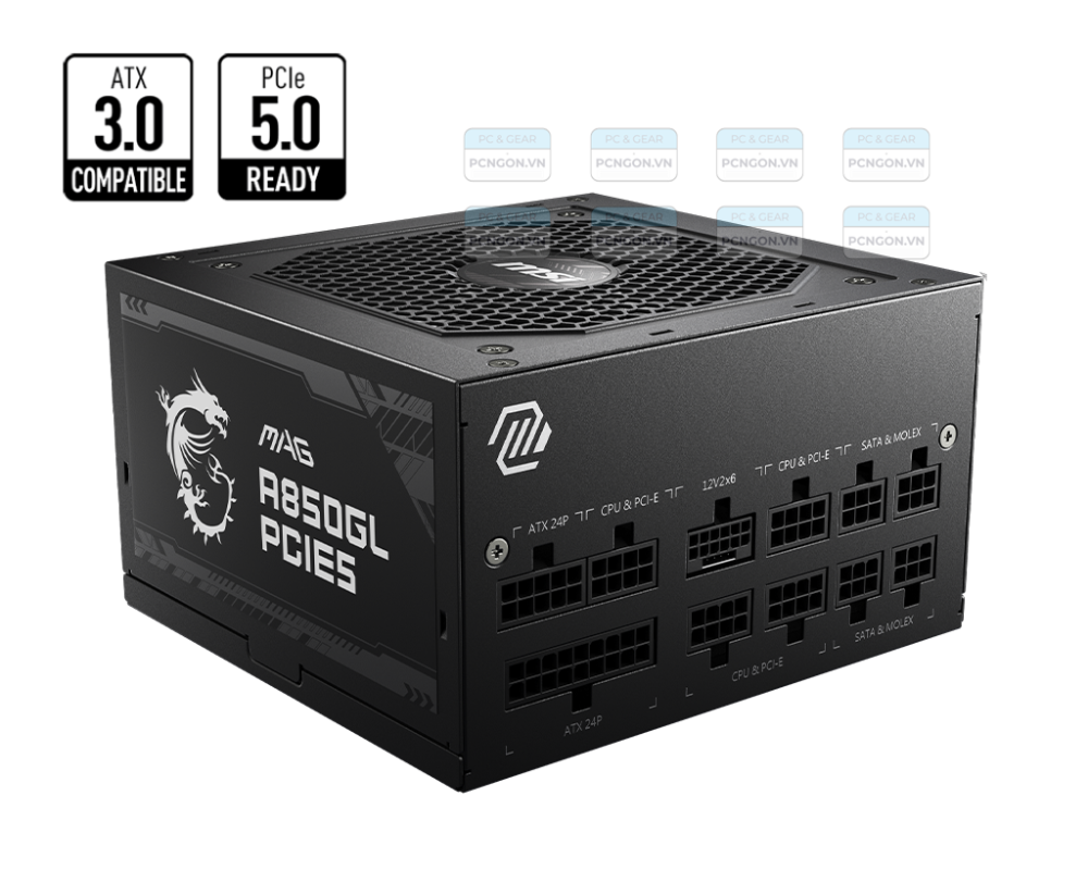 Nguồn Msi Mag 850w A850gl Pcie5 1