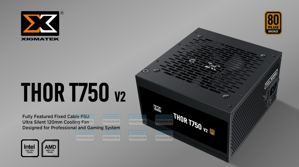 Nguồn Xigmatek 750w Thor T750m V2 2