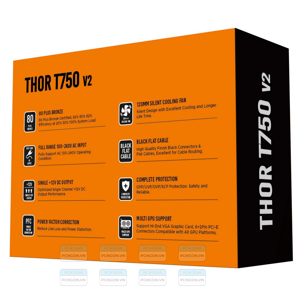Nguồn Xigmatek 750w Thor T750m V2 5