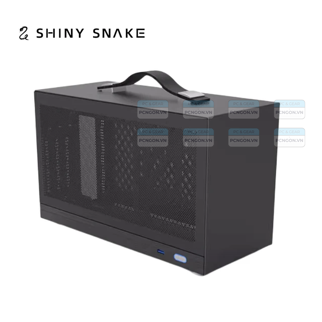 Vỏ Case Máy Tính Mini Itx Shiny Snake S300 - Đen (riser 4.0) 1