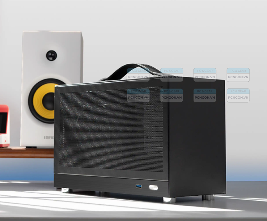 Vỏ Case Máy Tính Mini Itx Shiny Snake S300 - Đen (riser 4.0) 5