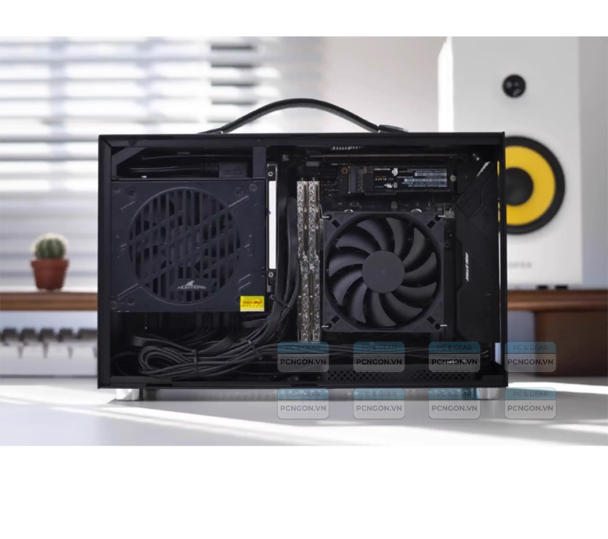 Vỏ Case Máy Tính Mini Itx Shiny Snake S300 - Đen (riser 4.0) 8