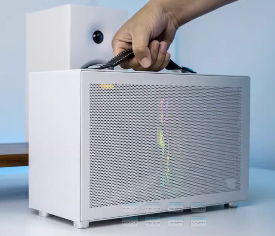 Vỏ Case Máy Tính Mini Itx Shiny Snake S300 - Trắng (riser 4.0) 6