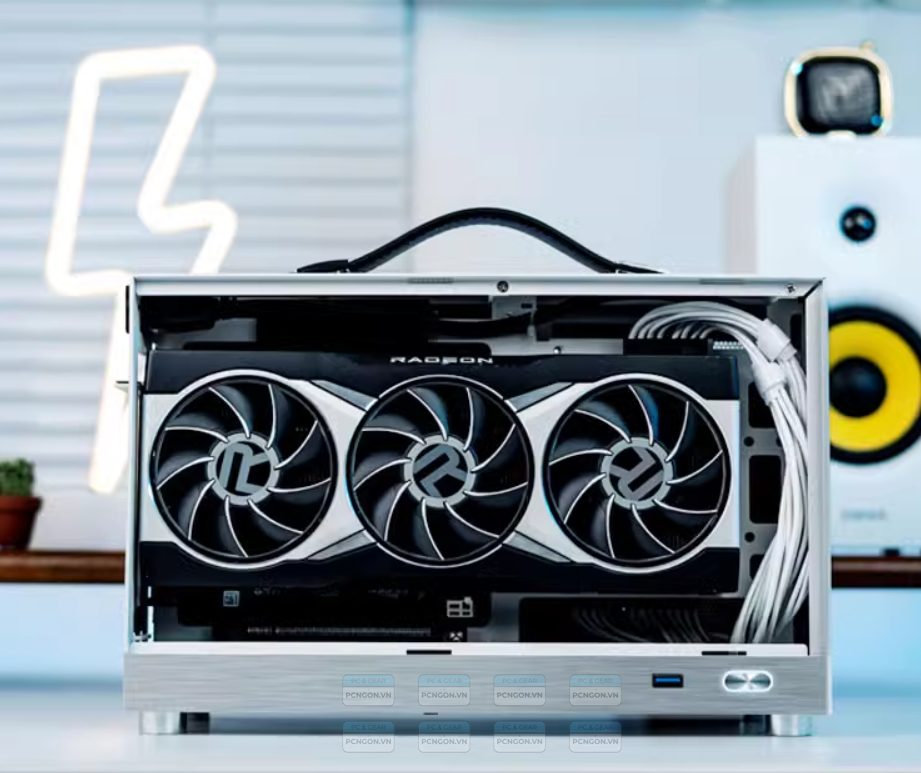 Vỏ Case Máy Tính Mini Itx Shiny Snake S300 - Trắng (riser 4.0) 8