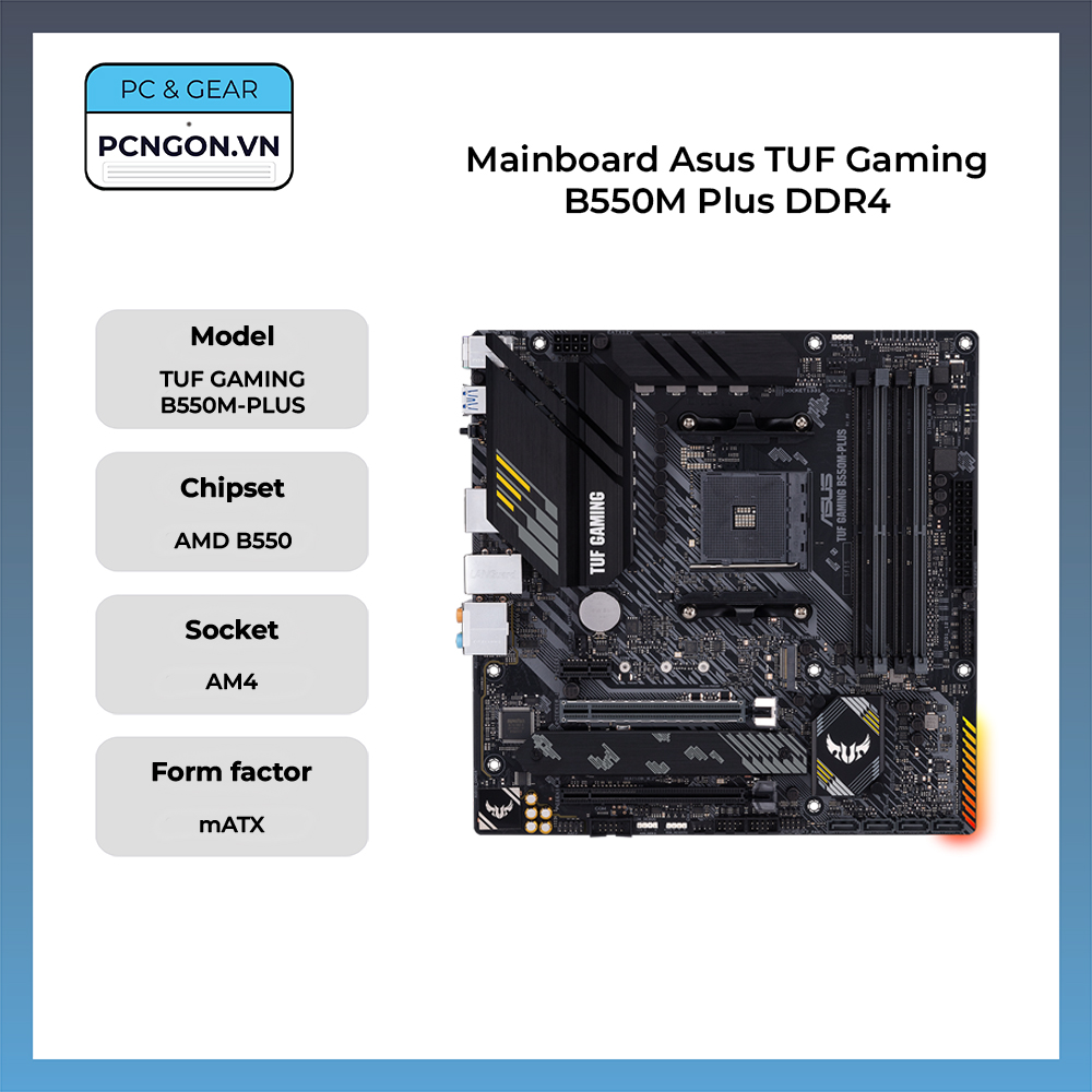 Mainboard Asus Tuf Gaming B550m Plus Ddr4