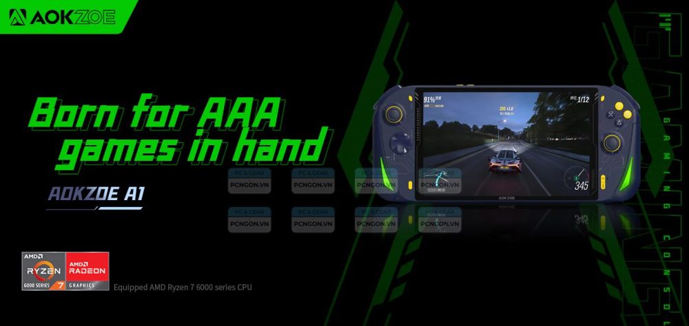 Máy Chơi Game Cầm Tay Aokzoe A1l (ram 32gb, Ssd 512gb) 12