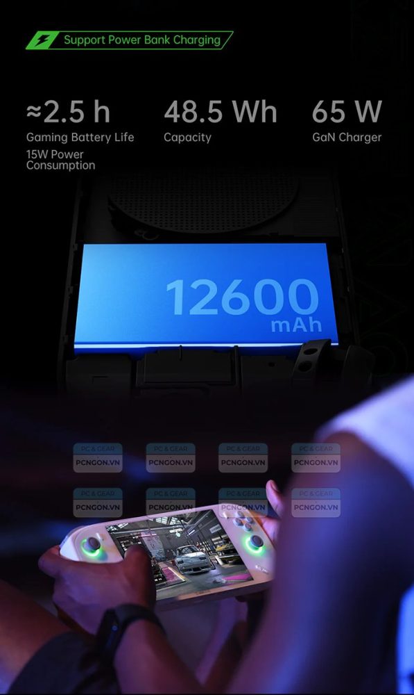 Máy Chơi Game Cầm Tay Aokzoe A2 (ram 32gb, Ssd 512gb) 2