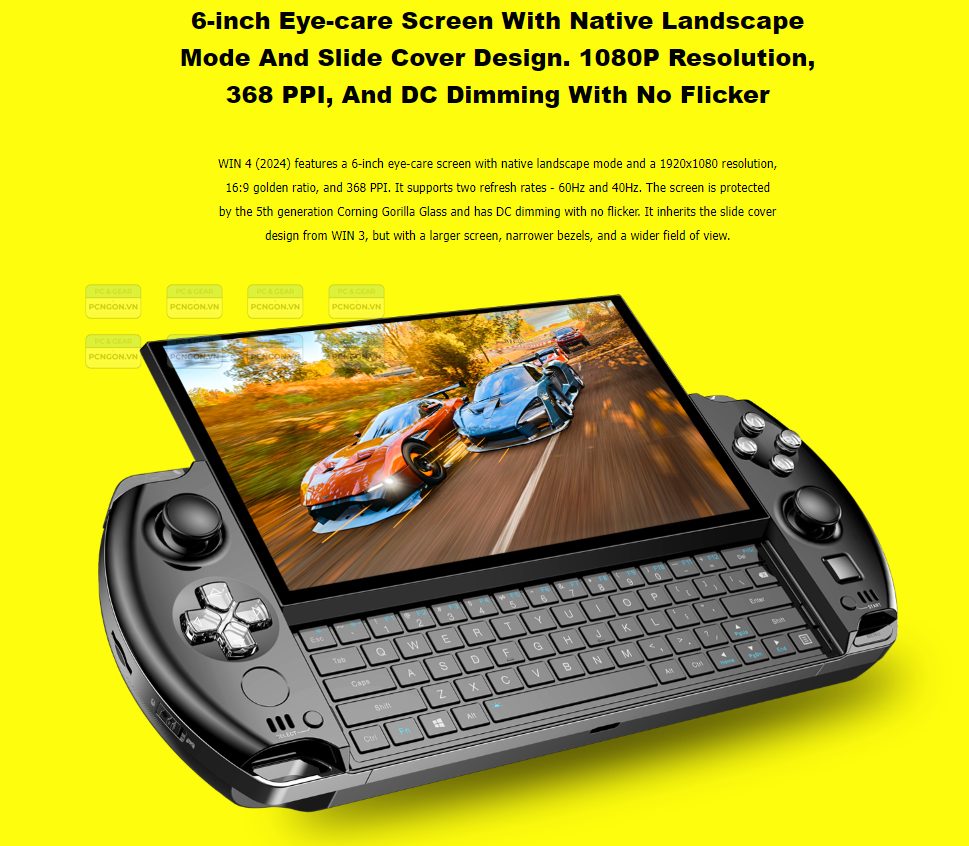 Máy Chơi Game Cầm Tay Gpd Win 4 2024 (ram 32gb, Ssd 2tb) 7