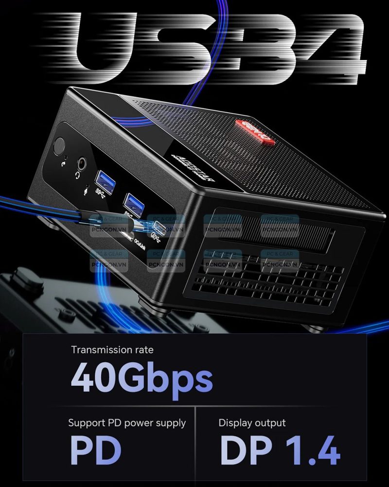 Máy Tính Mini Pc Aoostar Gem10 7840hs (ram 32gb, Không Ssd) 5