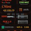Máy Tính Mini Pc Aoostar God77 (barebone) 5