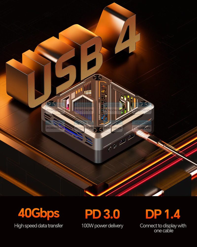 Máy Tính Mini Pc Aoostar God77 (barebone) 8