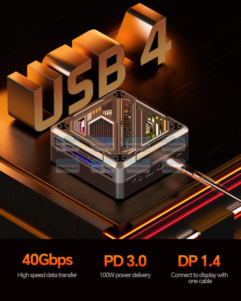 Máy Tính Mini Pc Aoostar God78 (barebone) 3