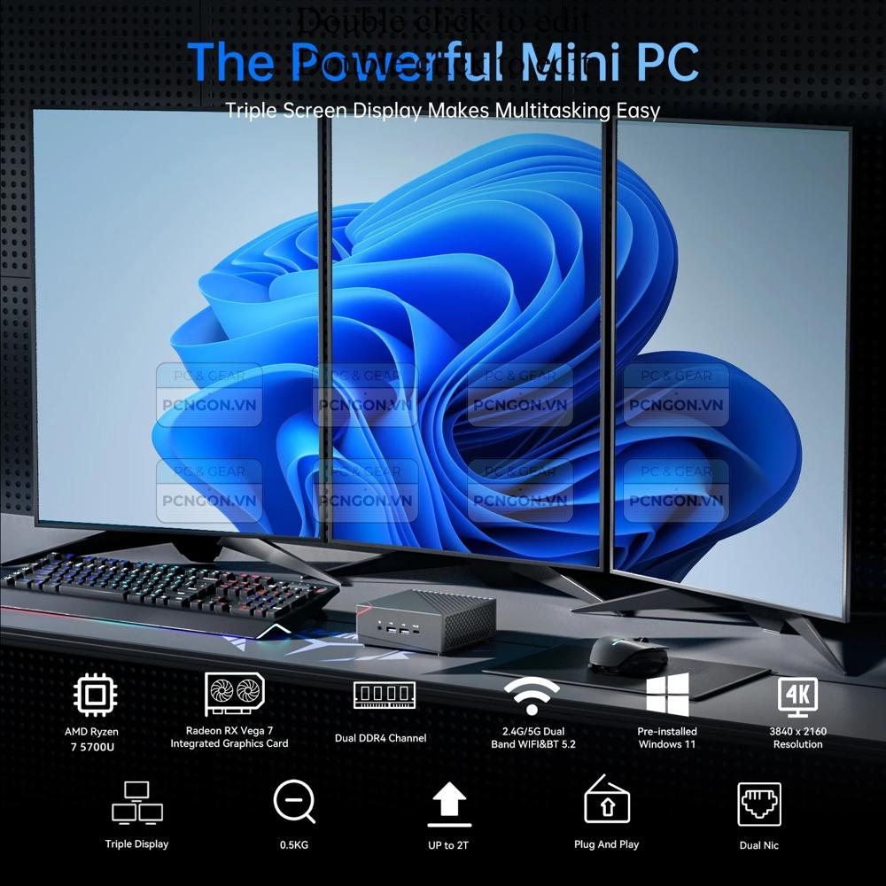 Máy Tính Mini Pc Aoostar Mn57 (barebone) 4