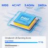 Máy Tính Mini Pc Aoostar R1 2 Bay 40t Nas (barebone) 4