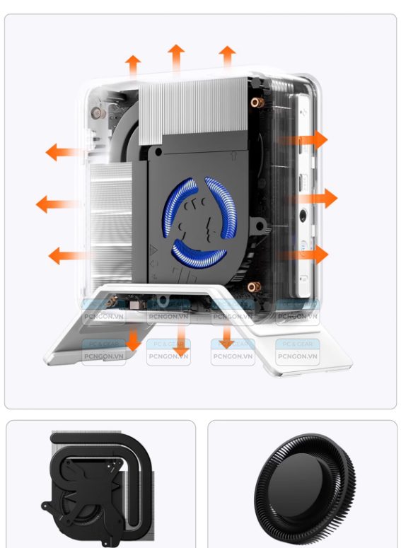 Máy Tính Mini Pc Minisforum Um690wt (barebone) 3
