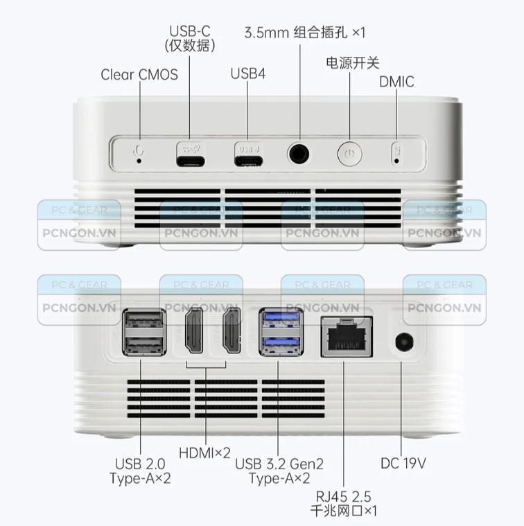 Máy Tính Mini Pc Minisforum Um690wt (barebone) 5