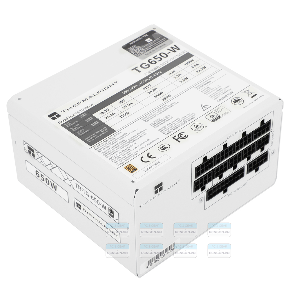 Nguồn Thermalright 650w Tg650 White 2