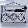 Vỏ Case Máy Tính Mini Itx Shiny Snake S500 - Đen(s500v2, Mặt Lưới, Riser 3.0) 10