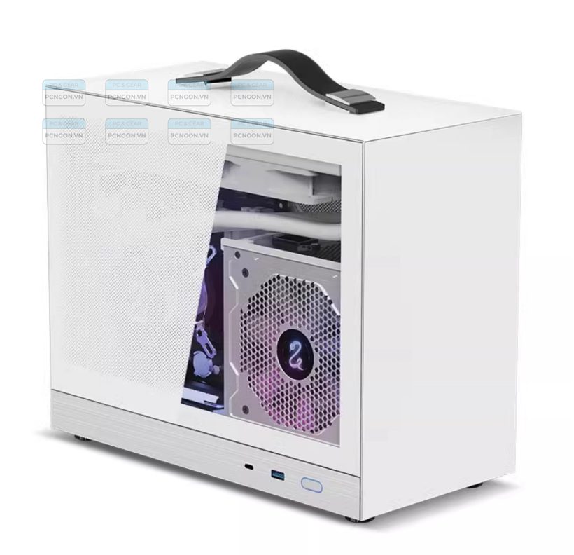 Vỏ Case Máy Tính Mini Itx Shiny Snake S500 - Đen(s500v2, Mặt Lưới, Riser 3.0) 9