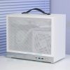 Vỏ Case Máy Tính Mini Itx Shiny Snake S500 - Trắng(s500v2, Mặt Lưới, Riser 3.0) 1
