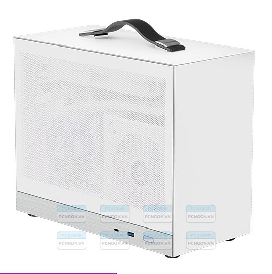 Vỏ Case Máy Tính Mini Itx Shiny Snake S500 - Trắng(s500v2, Mặt Lưới, Riser 3.0) 15