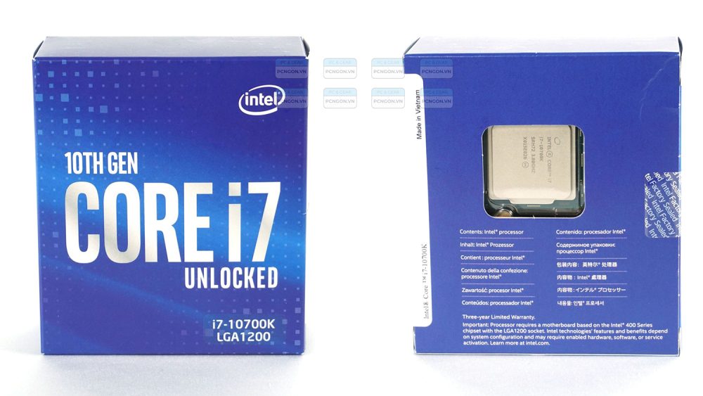 Cpu Intel Core I7 10700k Chính Hãng (3.8ghz Turbo 5.1ghz, 8 Nhân 16 Luồng) 1